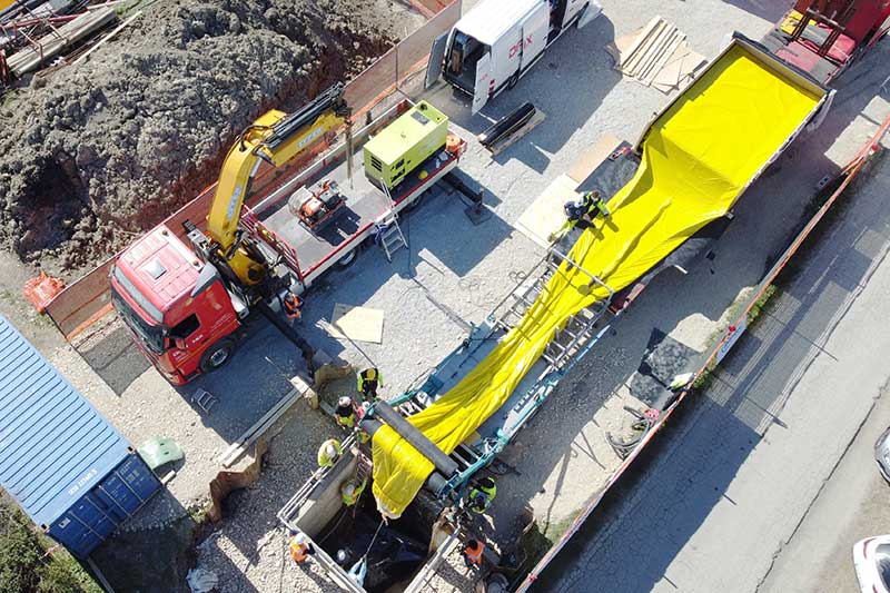 灵台管道紫外光固化修复的步骤是怎样的?