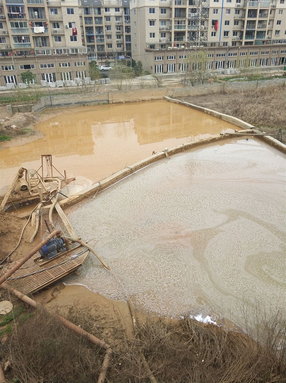 灵台沉淀池淤泥清理-厂区废水池淤泥清淤