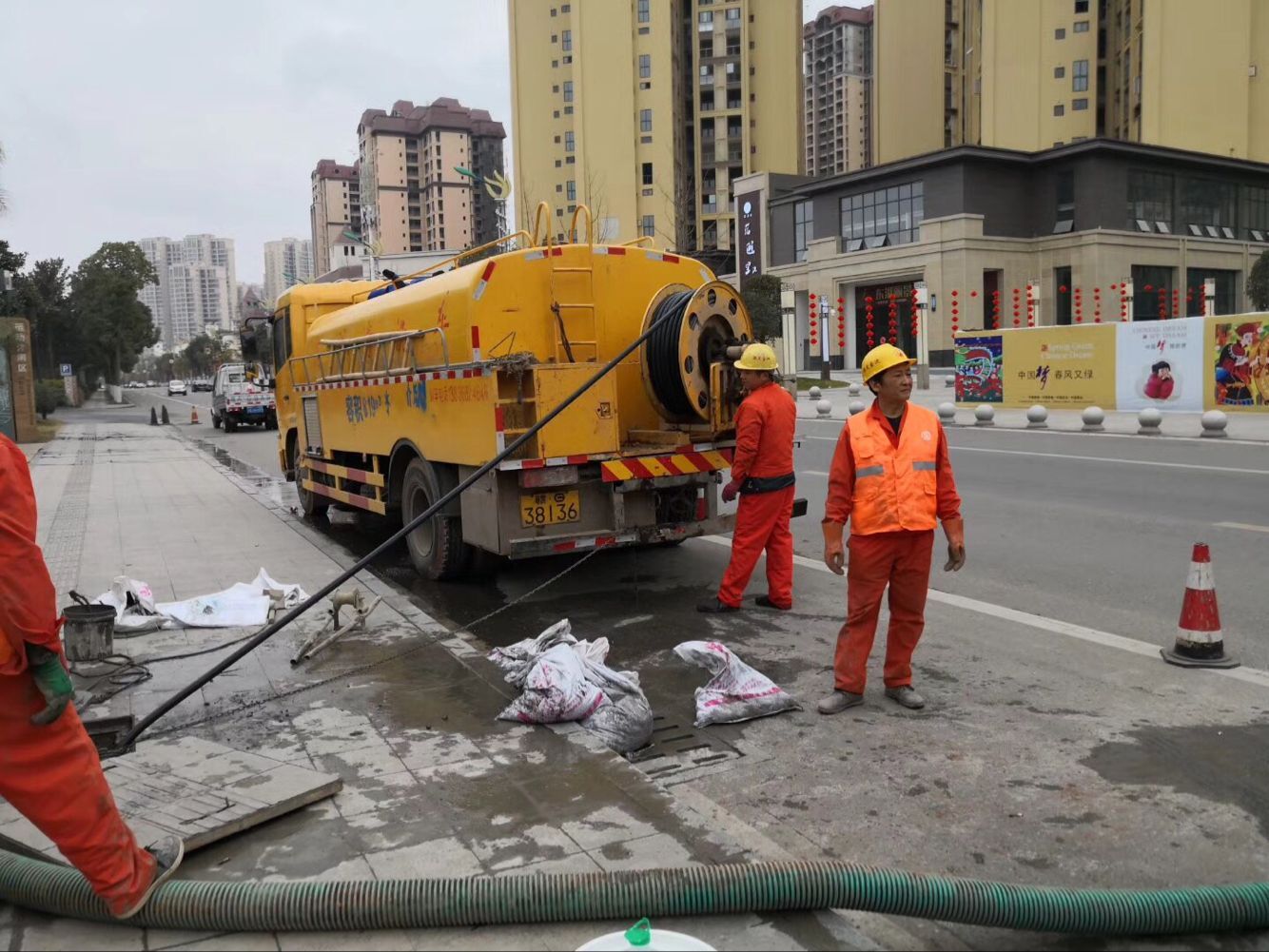 灵台排污管道清淤-管道清洗
