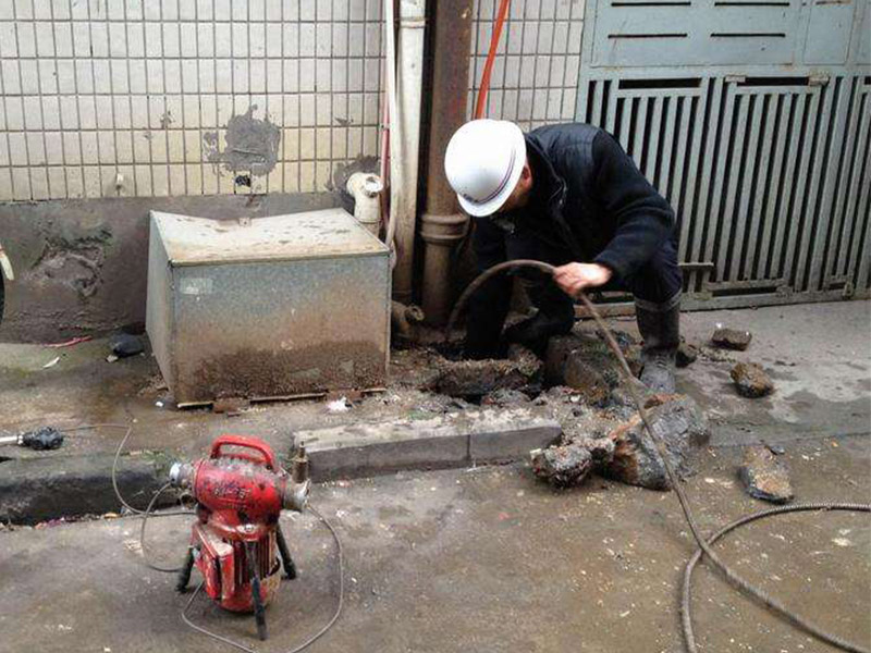 灵台疏通下水道-洗菜池疏通