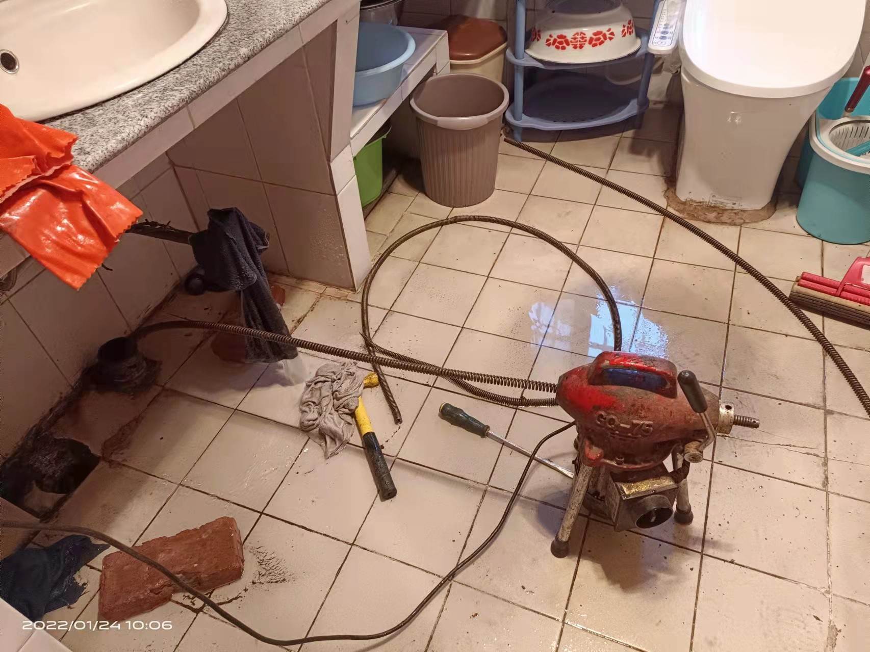 灵台疏通厨房下水道，地漏疏通